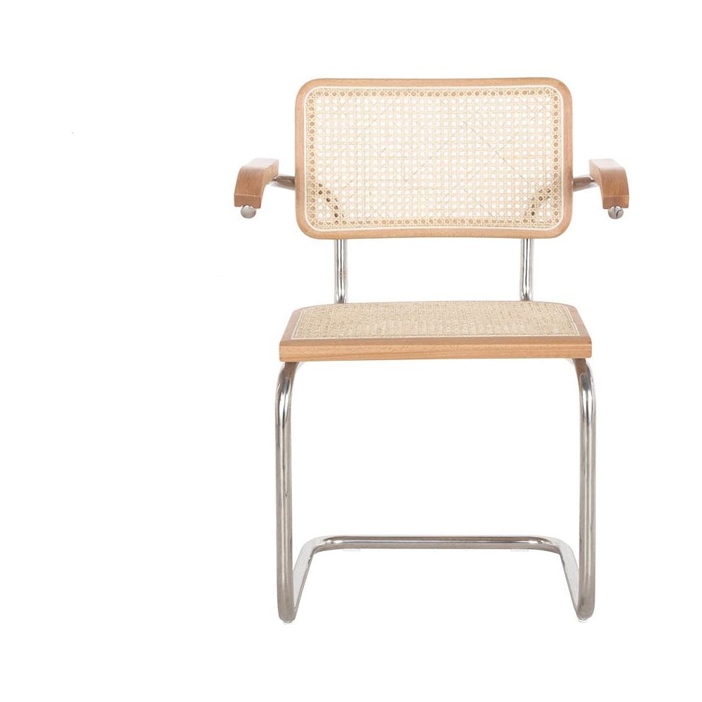 Italian Cesca Armchairs-France & Son-FSC119NTRL-Dining ChairsSingle-Natural-6-France and Son