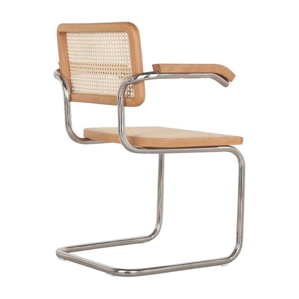 Italian Cesca Armchairs-France & Son-FSC119NTRL-Dining ChairsSingle-Natural-5-France and Son