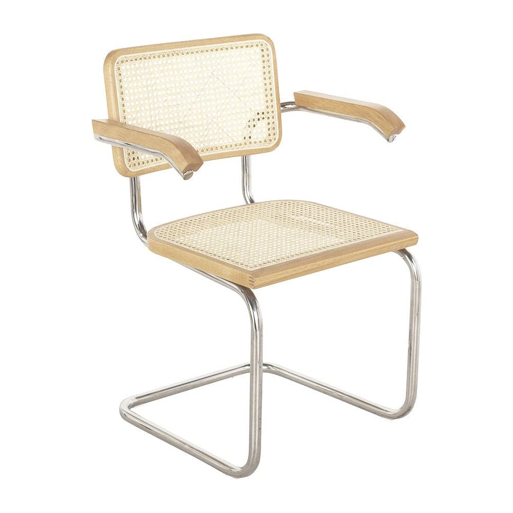 Italian Cesca Armchairs-France & Son-FSC119NTRL-2pc-Dining ChairsSet of 2-Natural-1-France and Son