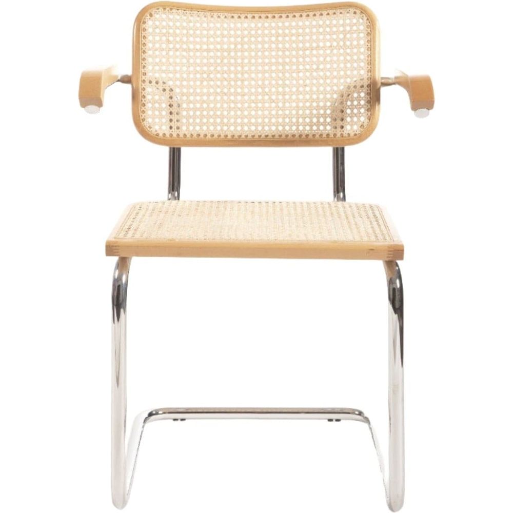 Italian Cesca Armchairs-France & Son-FSC119NTRL-Dining ChairsSingle-Natural-3-France and Son
