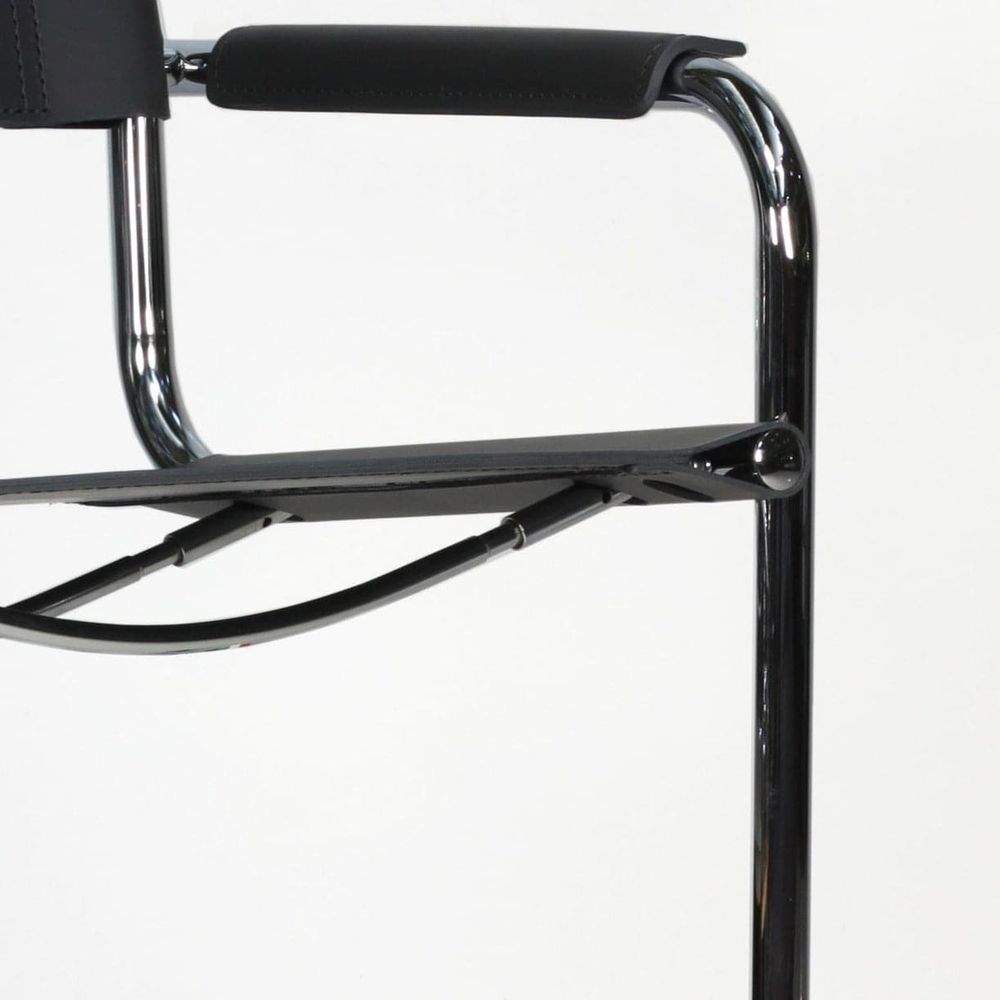 Italian Mart Stam Cantilever Armchair-France & Son-FSC121BLK-Dining ChairsSingle-5-France and Son