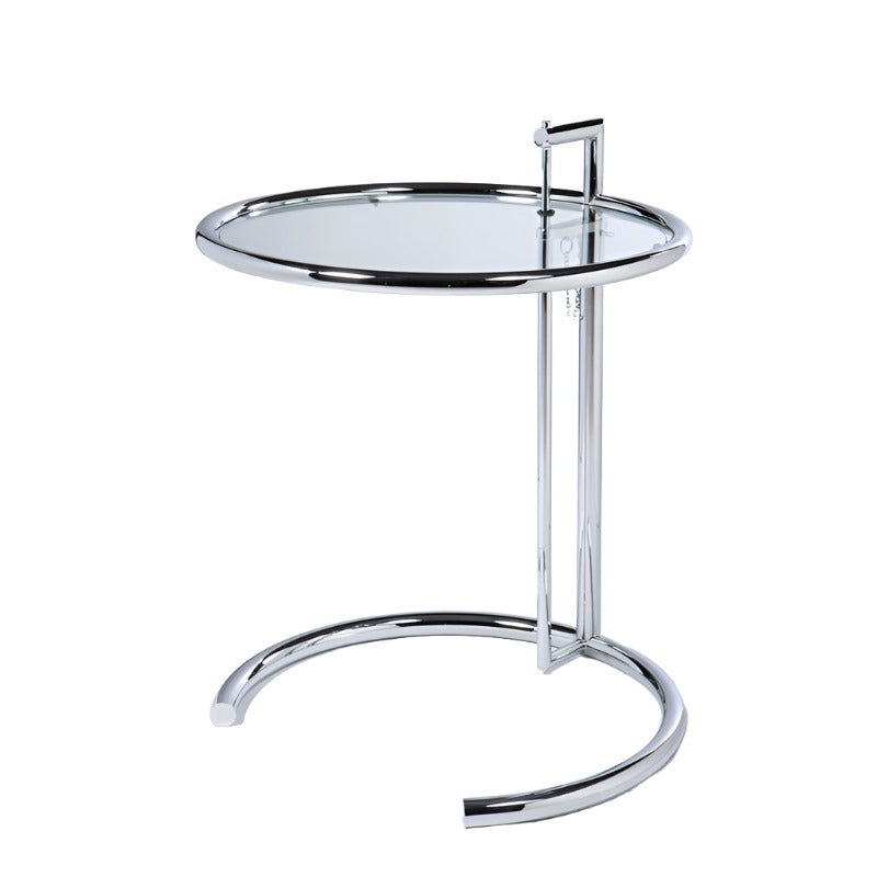 Italian made Eileen Grey Adjustable Table-France & Son-FST778CHR-Side Tables-1-France and Son