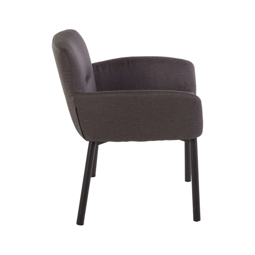 Elba Dining Arm Chair Set of 4-France & Son-FV343DGREY-4pc Q11-Dining Chairs-3-France and Son