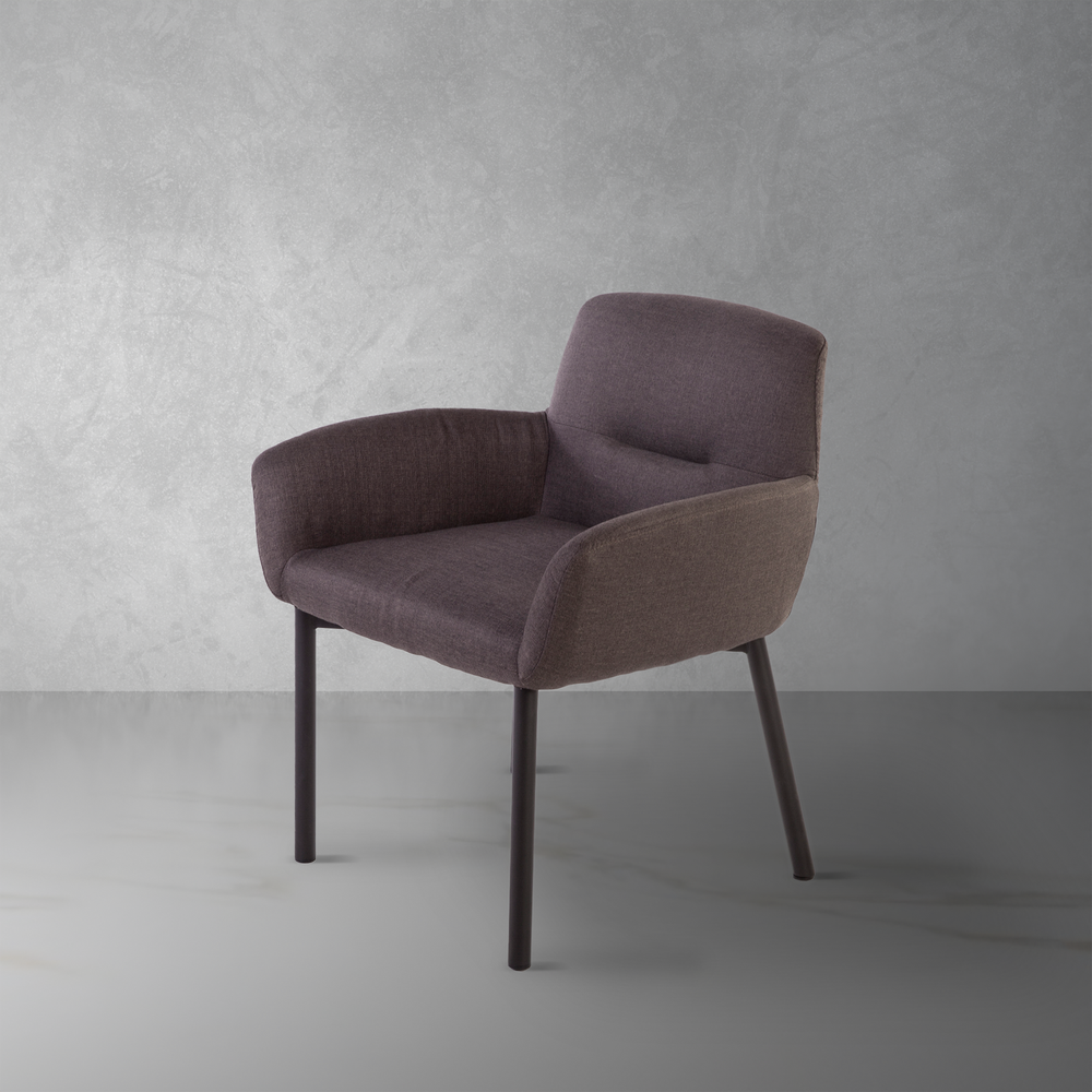 Elba Dining Arm Chair-France & Son-FV343DGREY-Dining Chairs-1-France and Son