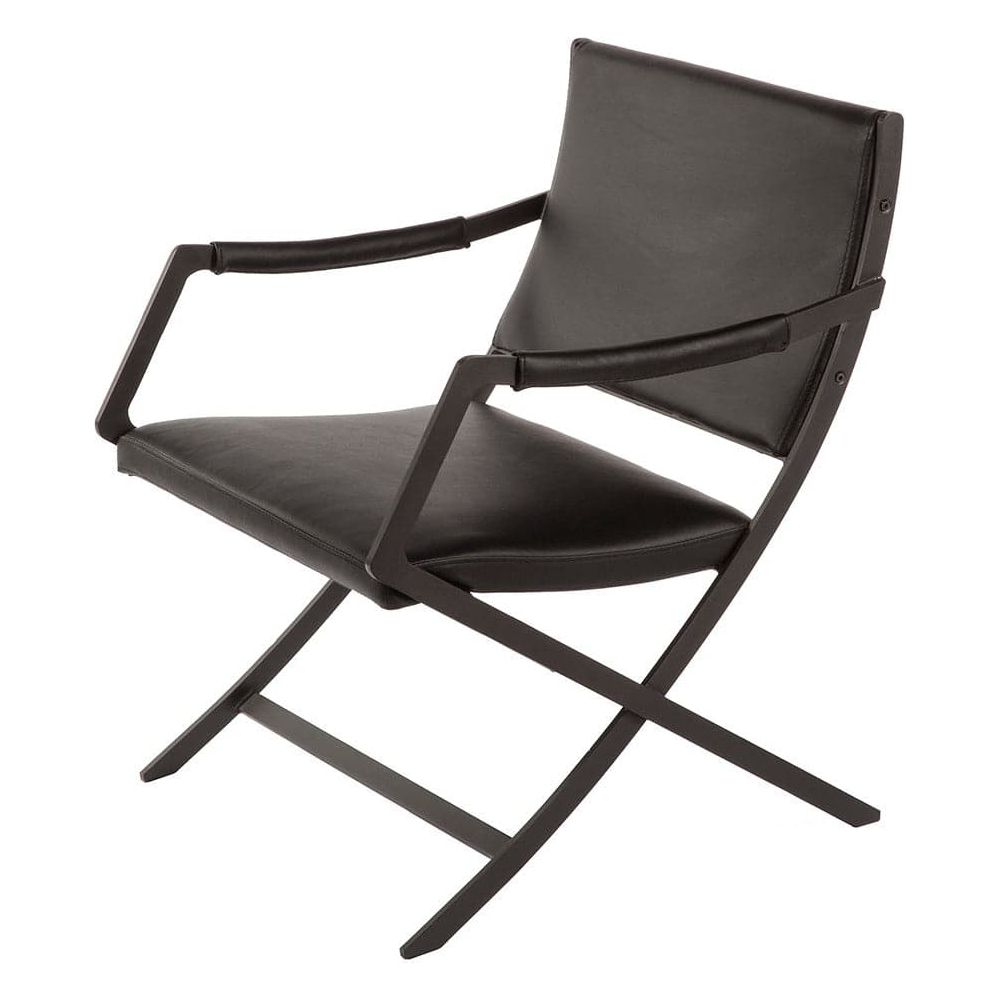 Kern Directors Accent Chair-France & Son-FV361BLK-Lounge ChairsBlack-5-France and Son