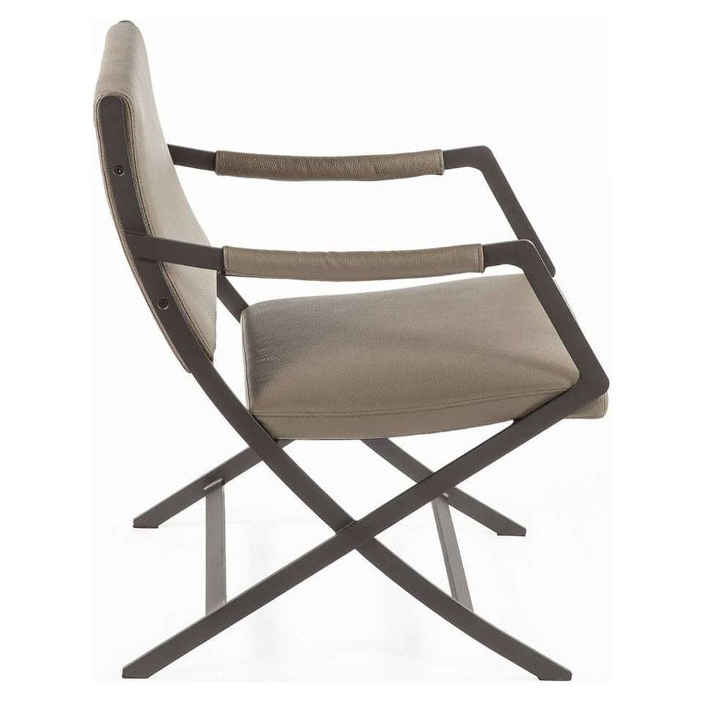 Kern Accent Chair-France & Son-FV361TAUPE-Lounge Chairs-2-France and Son