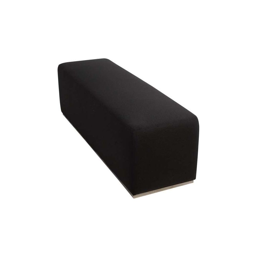 Kubik Upholstered Bench - Dark Grey
