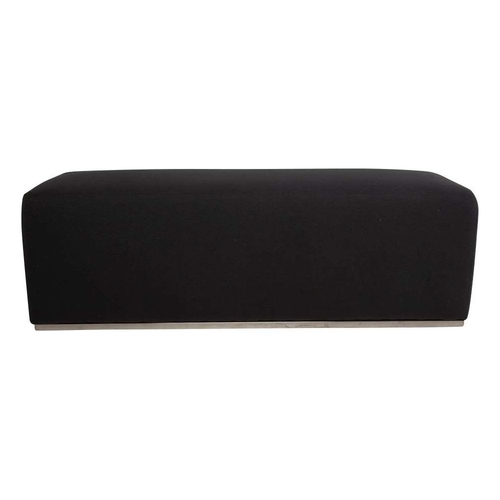 Kubik Upholstered Bench - Dark Grey