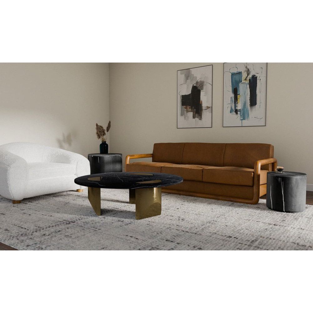 Patrina Carrara Marble Coffee Table-France & Son-FVT720MWHT-Coffee TablesWhite-11-France and Son