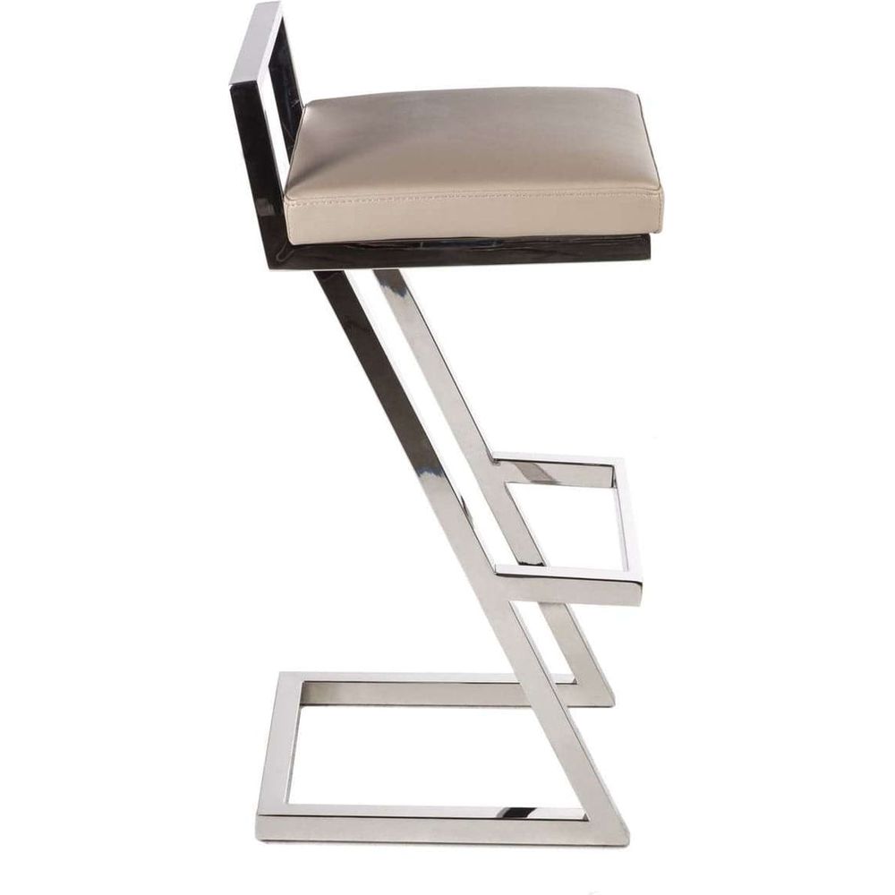 Trott Bar Stool - Taupe