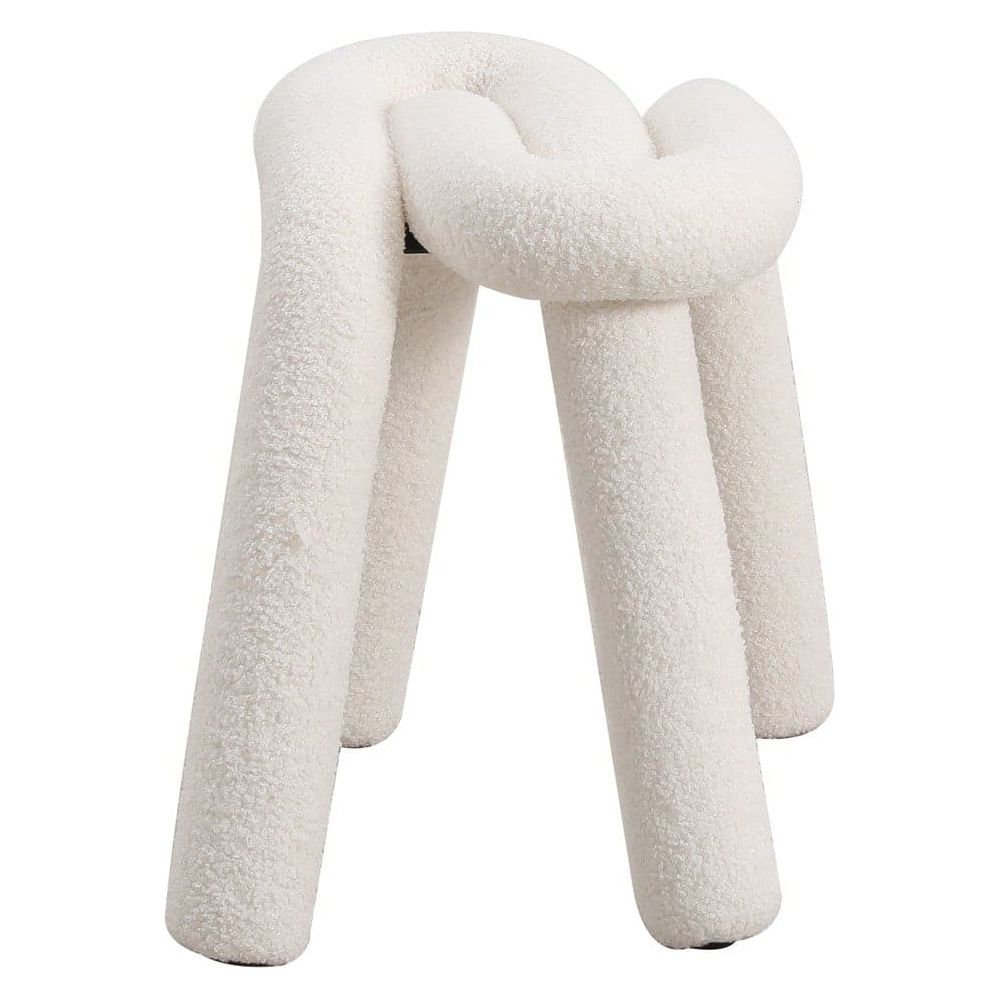 Pipeline Stool-France & Son-FXC1863WHT-Stools & Ottomans-8-France and Son