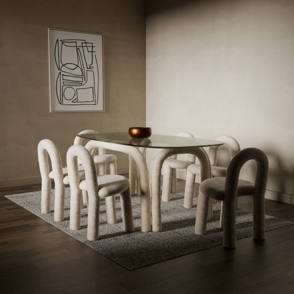 Bold Heart Dining Chair - Limited Edition Shearling