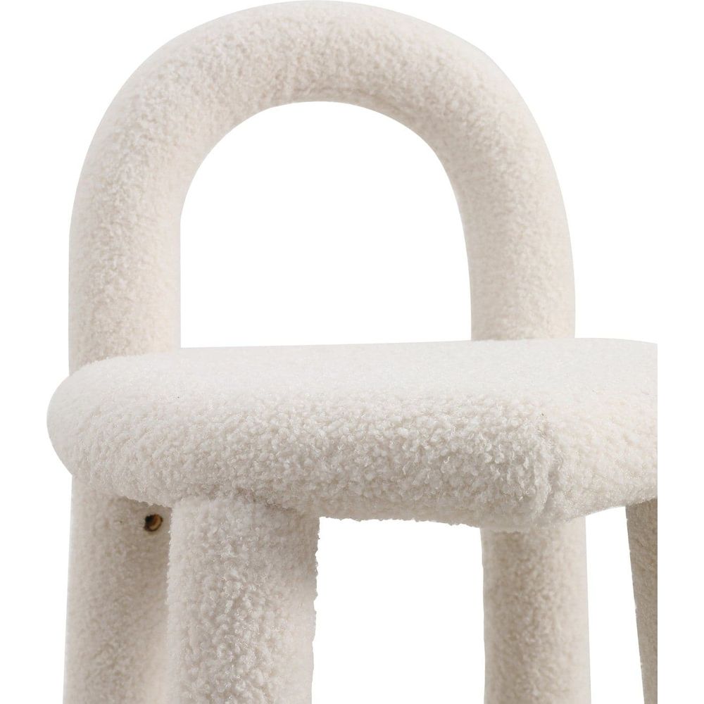 Pipeline Heart Counter Stool-France & Son-FXS1883WHT-Bar Stools-4-France and Son