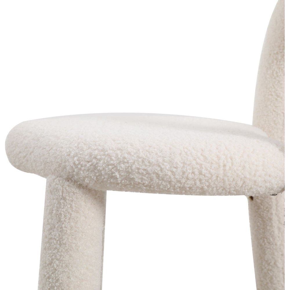 Pipeline Heart Counter Stool-France & Son-FXS1883WHT-Bar Stools-7-France and Son