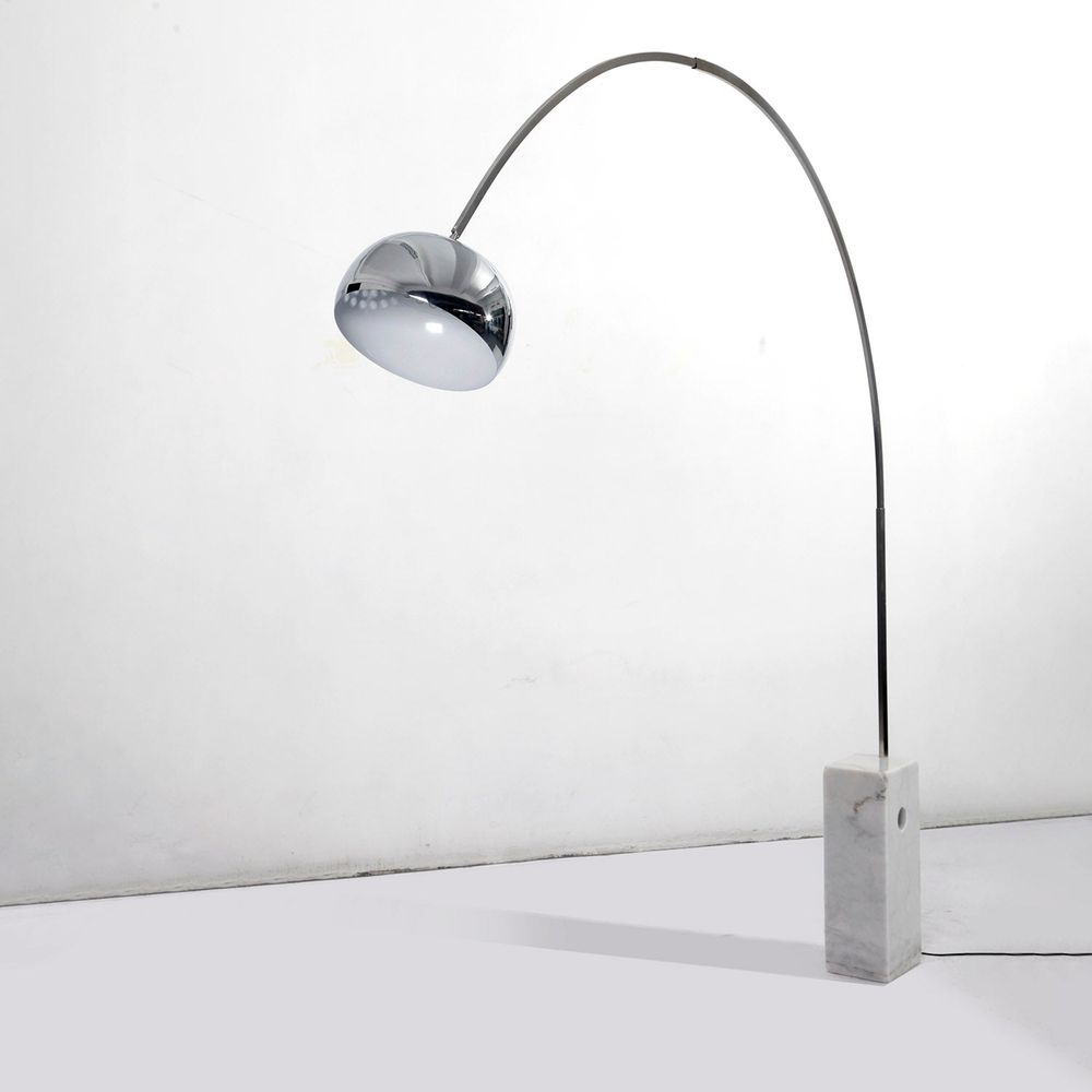 Arco Floor Lamp with Marble Base