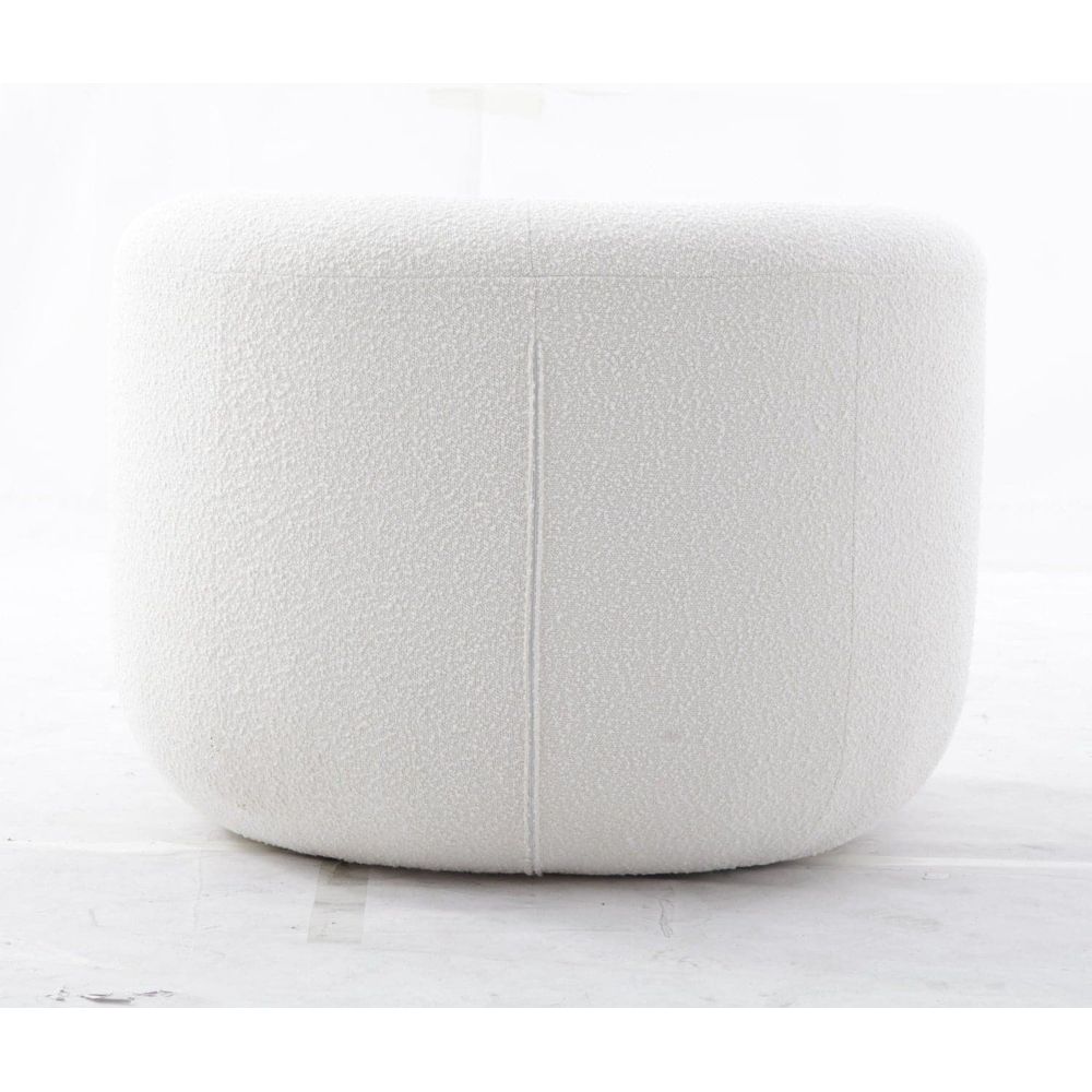 Mariele Bucket Chair - Boucle-France & Son-FYS0071OWHT-Lounge Chairs-6-France and Son