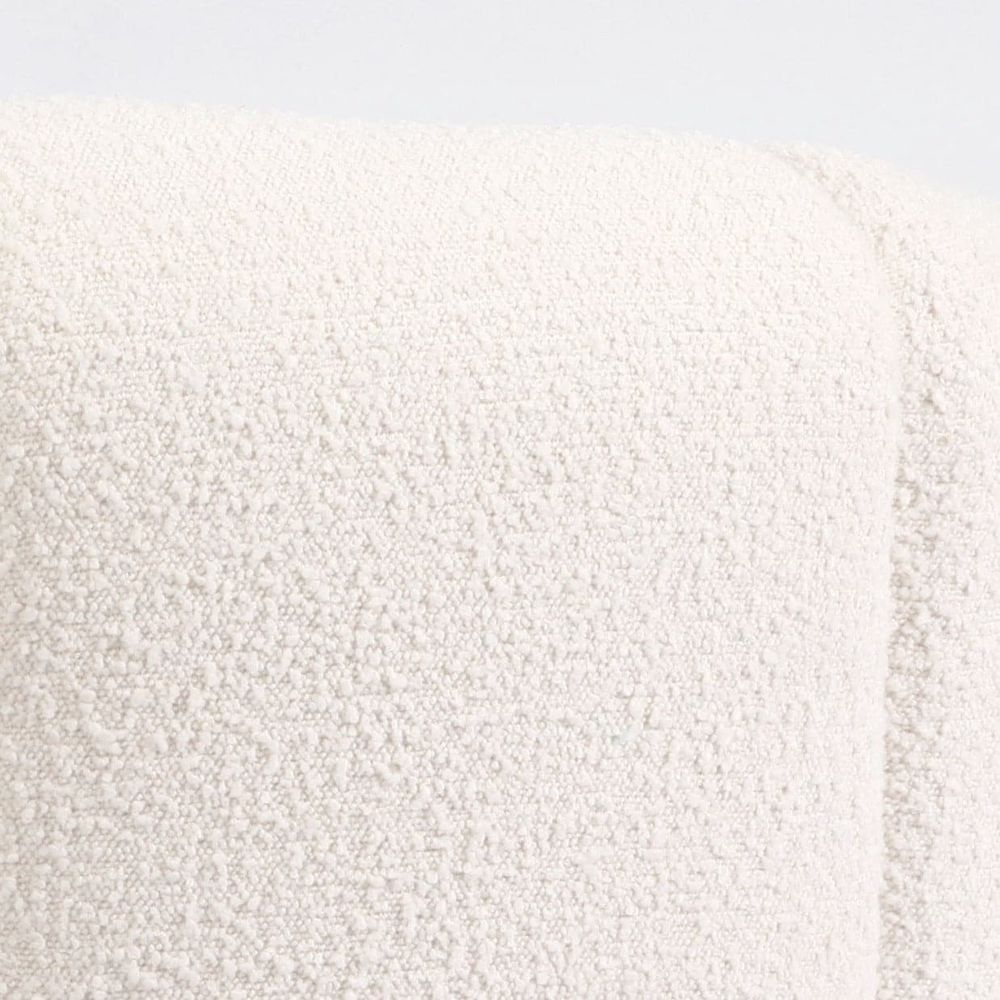 Elysee Swivel Lounge Chair - Boucle-France & Son-FYS0111OWHT-Lounge Chairs-7-France and Son