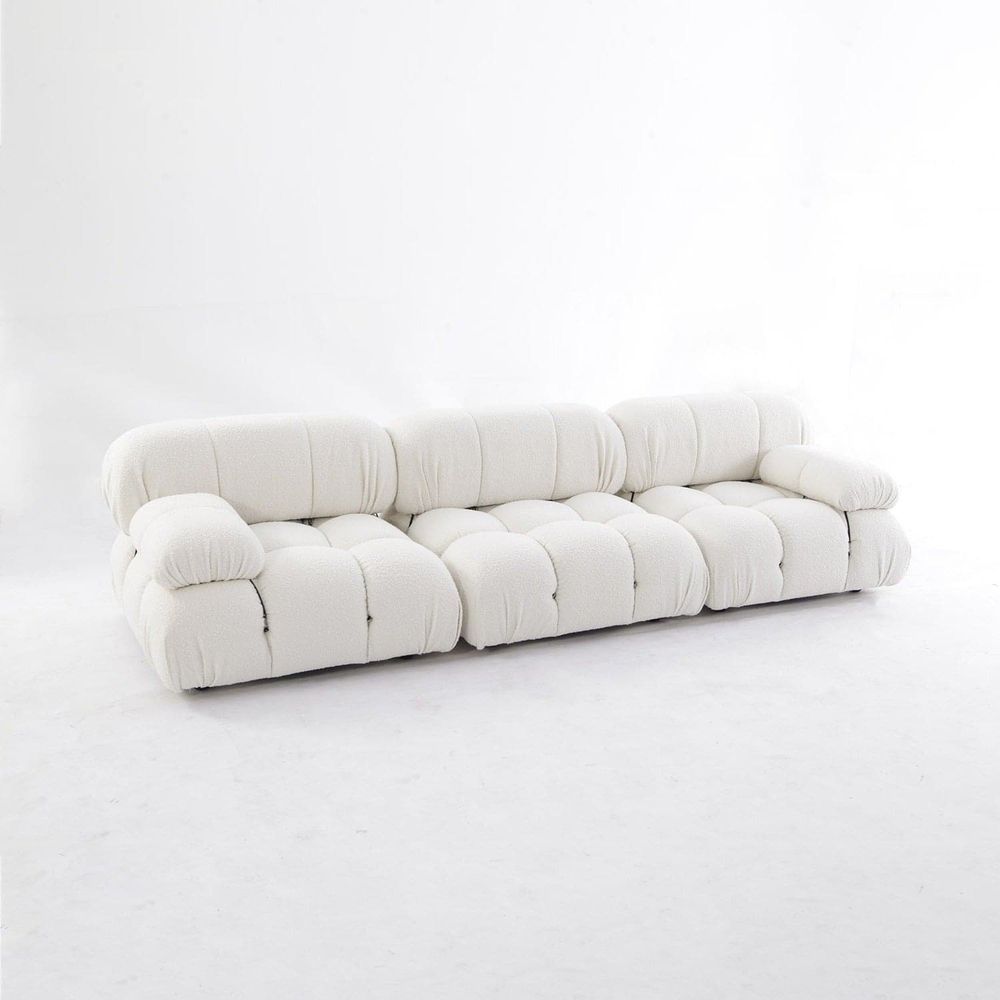 Grappolo Modular Sectional Sofa Set Boucle