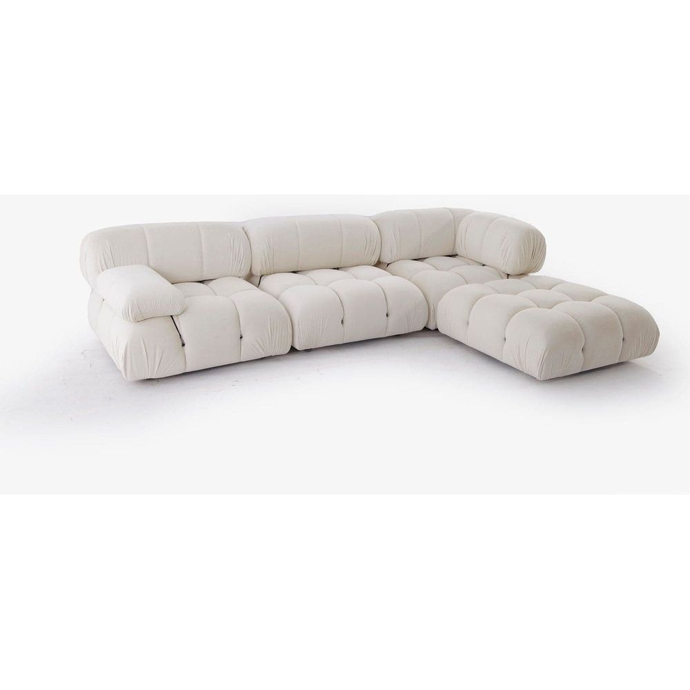 Grappolo Modular Sectional Sofa Set with Ottoman