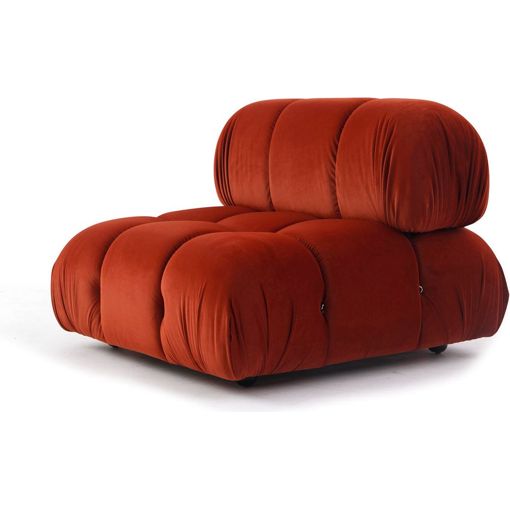 Grappolo Sectional Sofa Set - Dark Orange