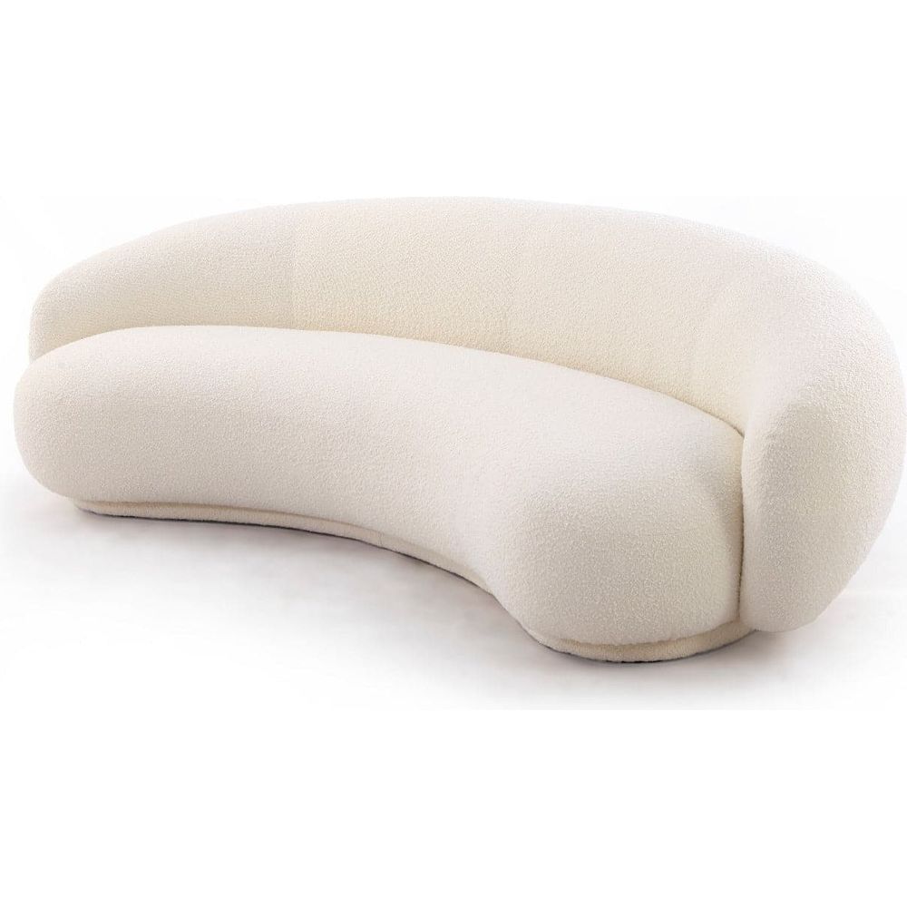Wagell Curved Sofa-France & Son-FYS1043OWHT-Sofas-2-France and Son