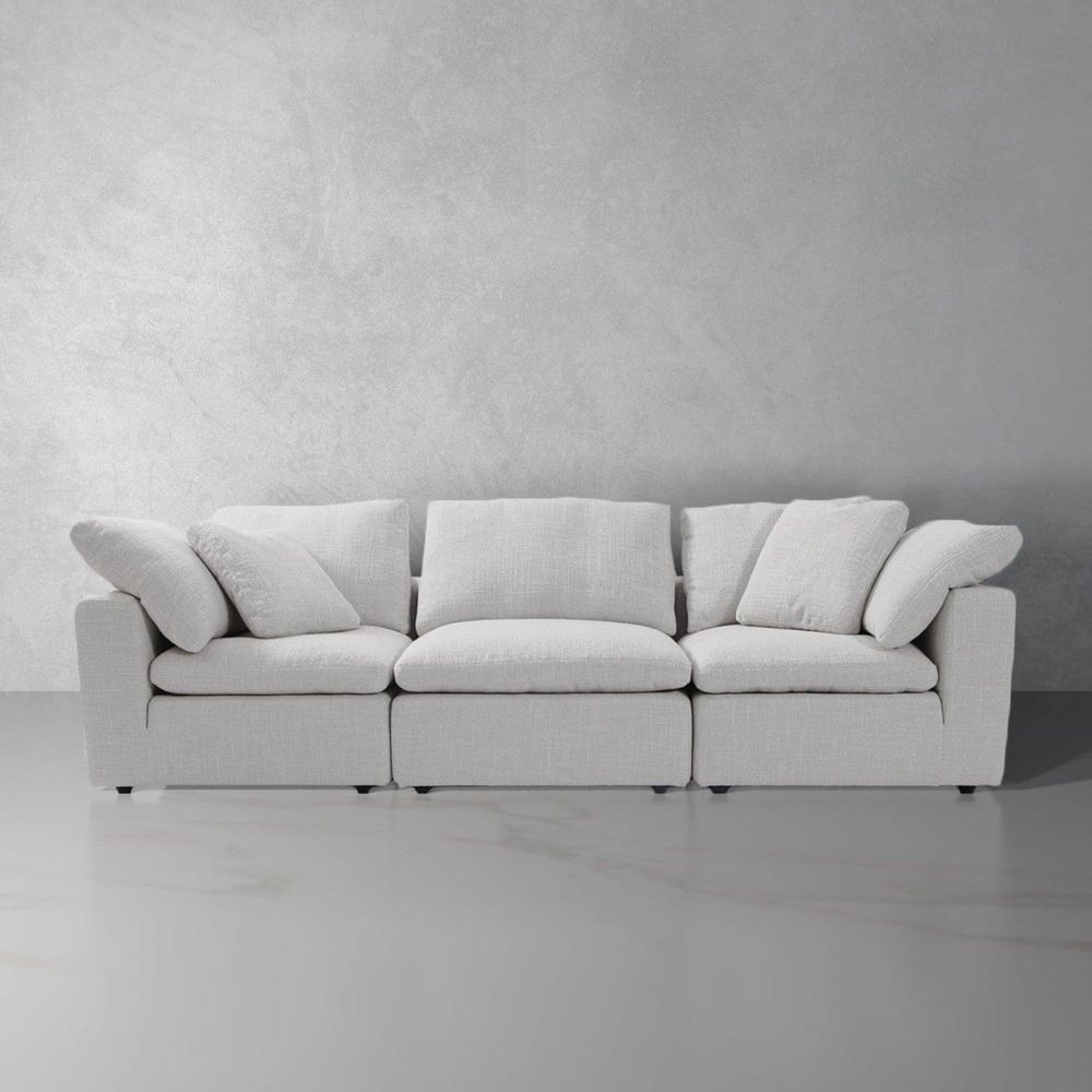 The Plushy Modular Sectional-France & Son-FYS1061LOWHT+FYS1061ROWHT+FYS1062OWHT-Sectionals3pc Sectional-1-France and Son