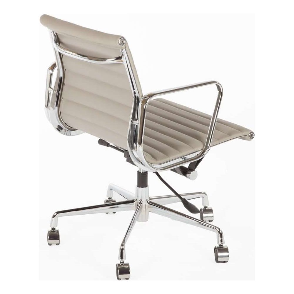 Darko Leather Office Chair-FAS REPRO-FZC1022GREY-Task Chairs-3-France and Son