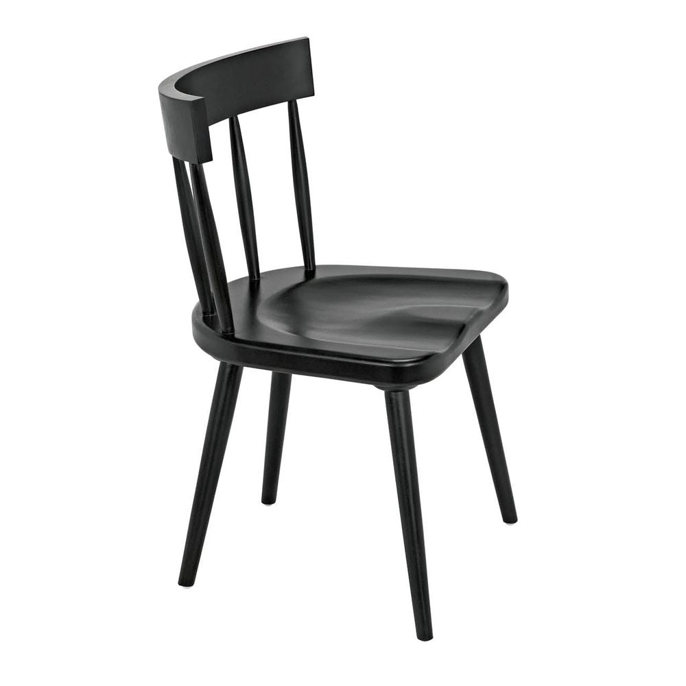 Dining Chairs Esme Chair, Hand Rubbed Black