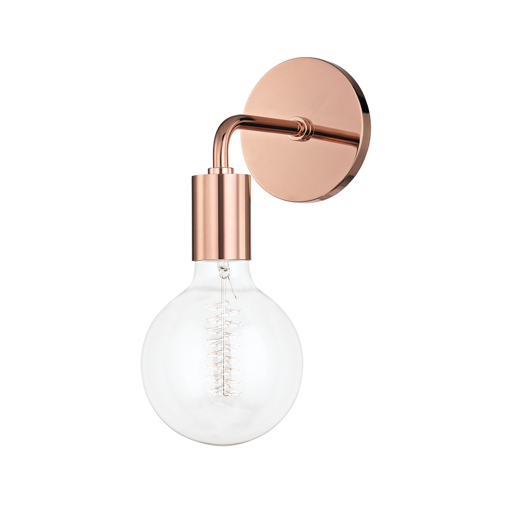 Ava Wall Sconce-Polished Copper