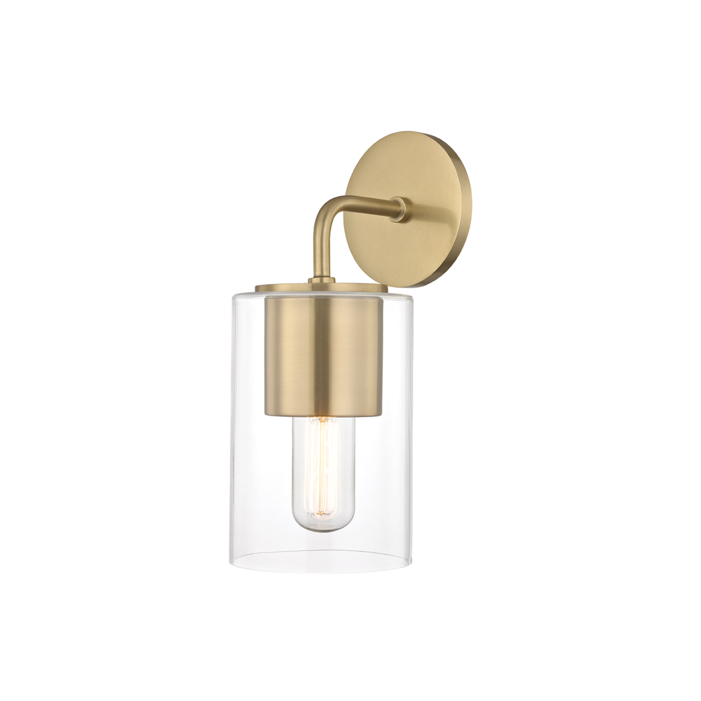 Lula Wall Sconce-Aged Brass