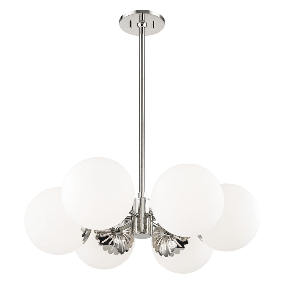 Paige Chandelier-Polished Nickel