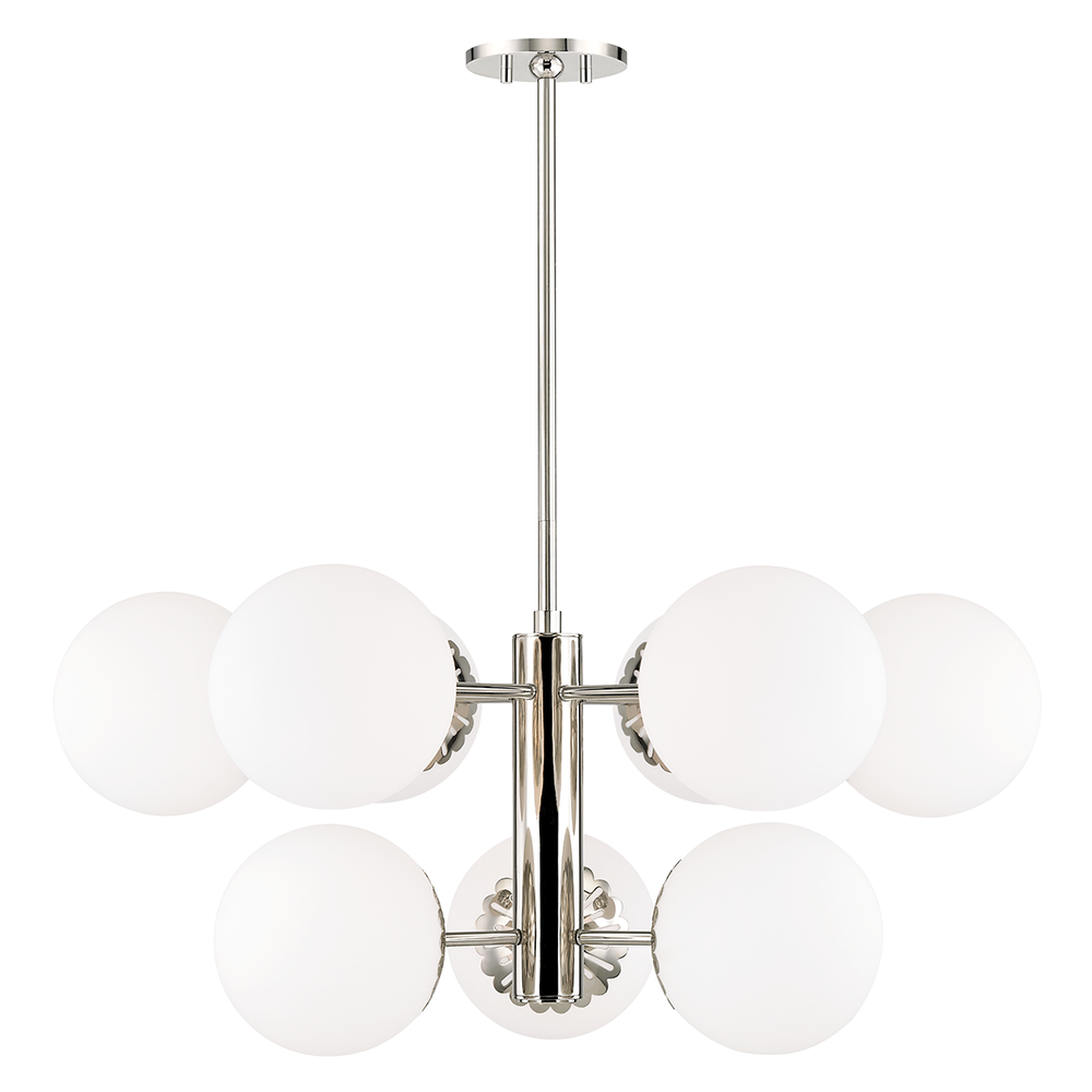 Paige Chandelier-Polished Nickel