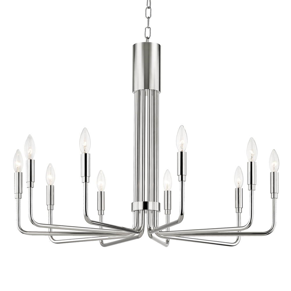 Brigitte Chandelier-Polished Nickel