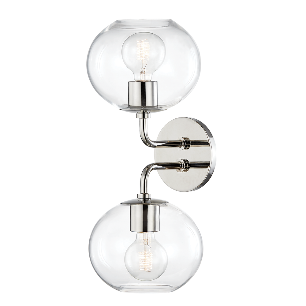 Margot Wall Sconce-Polished Nickel