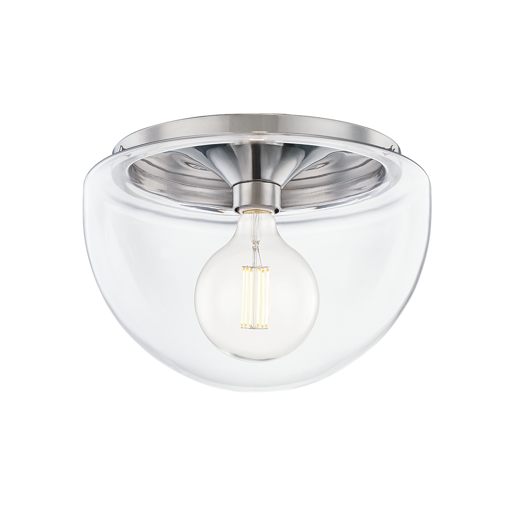 Grace Flush Mount-Polished Nickel