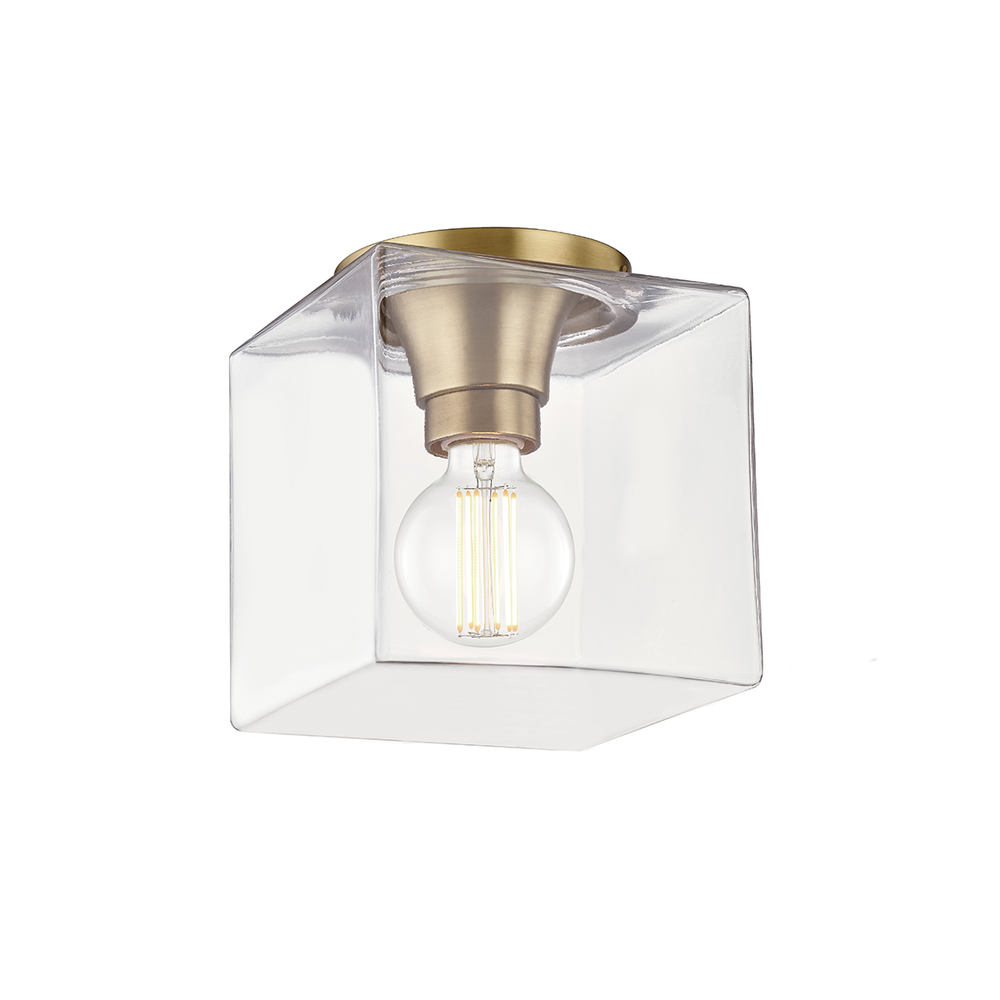 Grace Flush Mount-Aged Brass