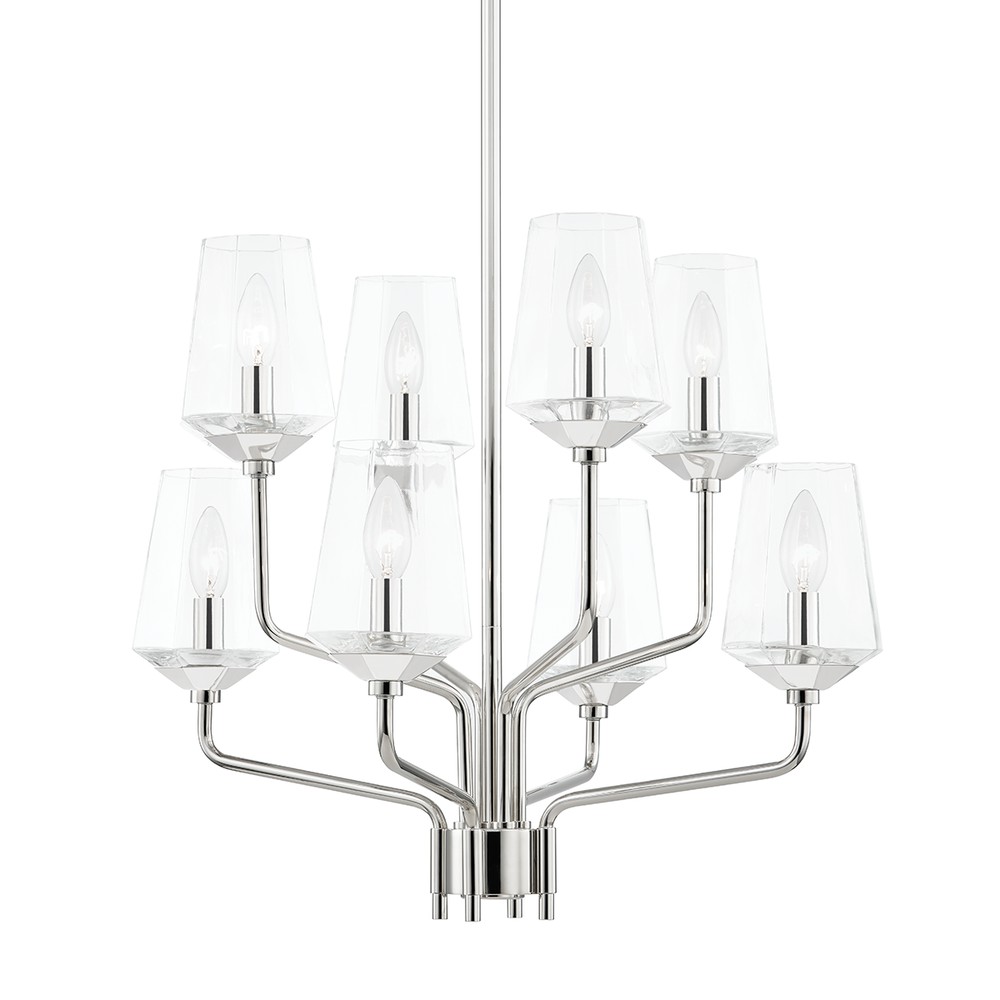 Kayla Chandelier-Polished Nickel