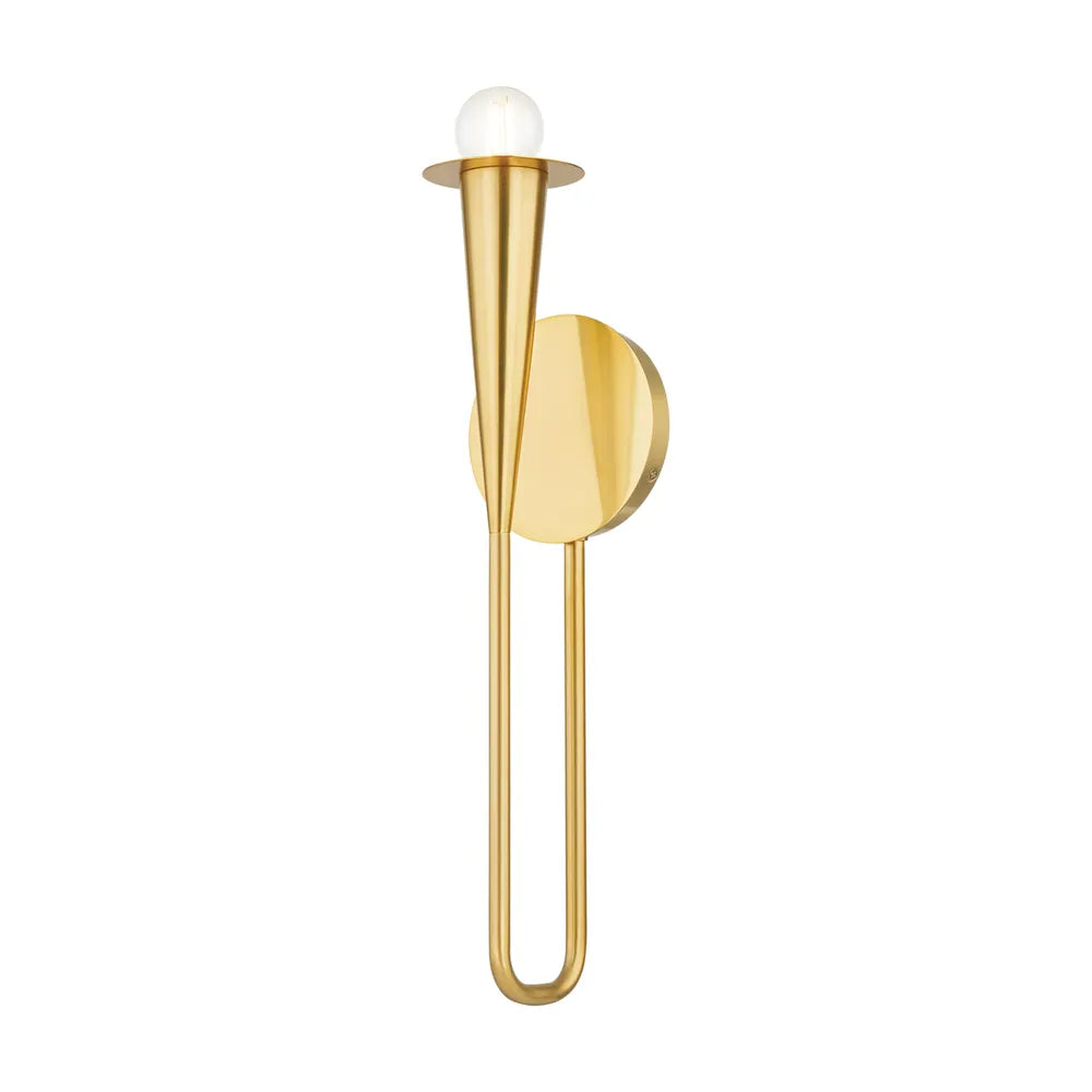 Danna Wall Sconce-Mitzi-HVL-H791101-AGB-Outdoor Wall SconcesAged Brass-1-France and Son