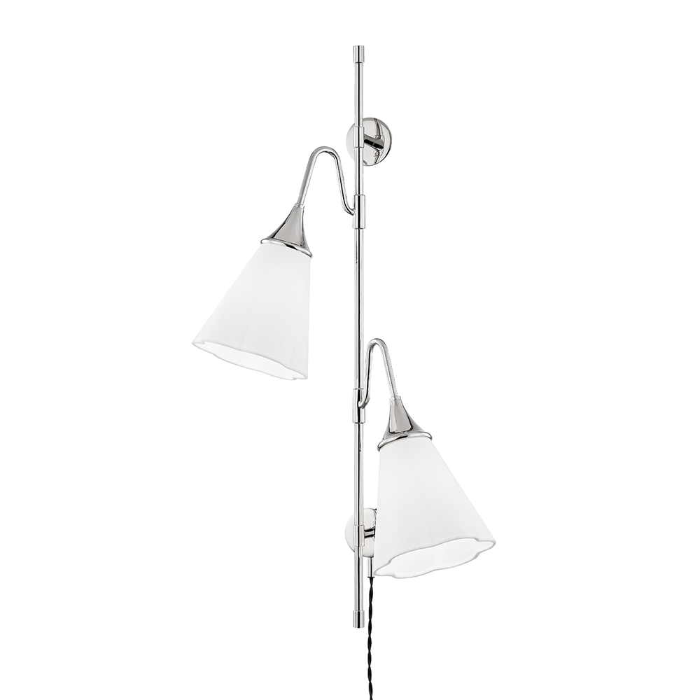 Mara Wall Sconce-Polished Nickel