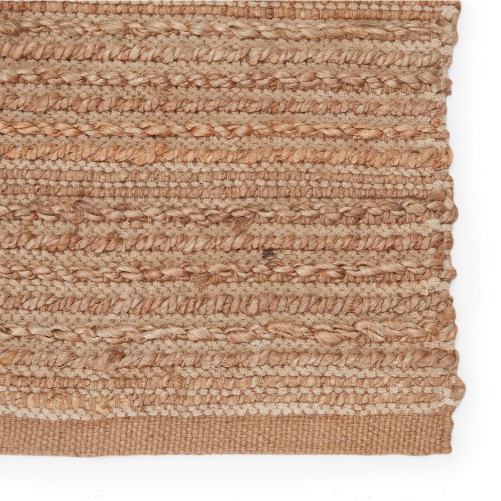 Runners Hank Natural Solid Tan/ White Runner Rug (2'6"X9')