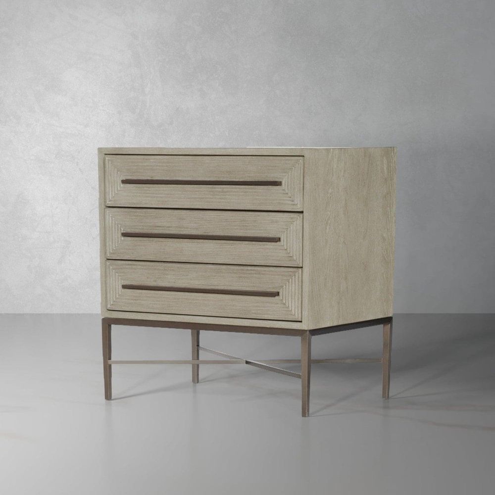 Cascade Three-Drawer Nightstand - Open Box