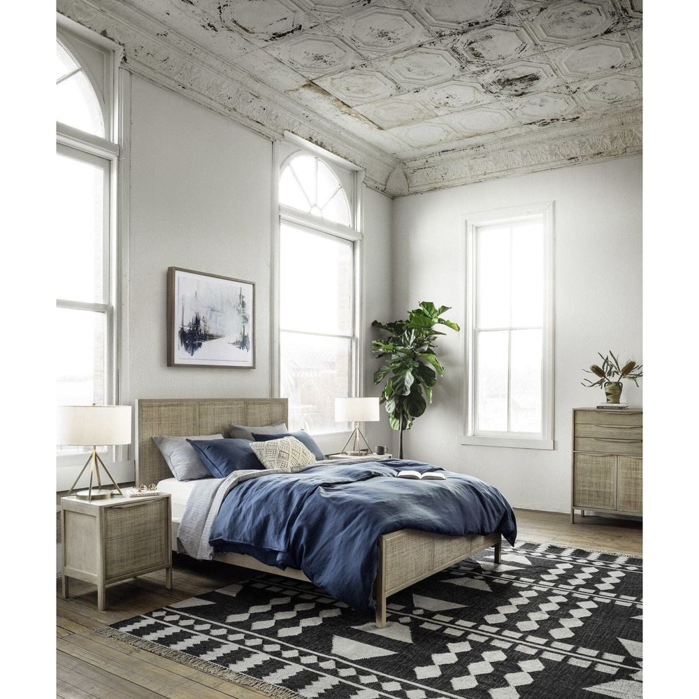Loraine Bed - Natural Mango - Queen