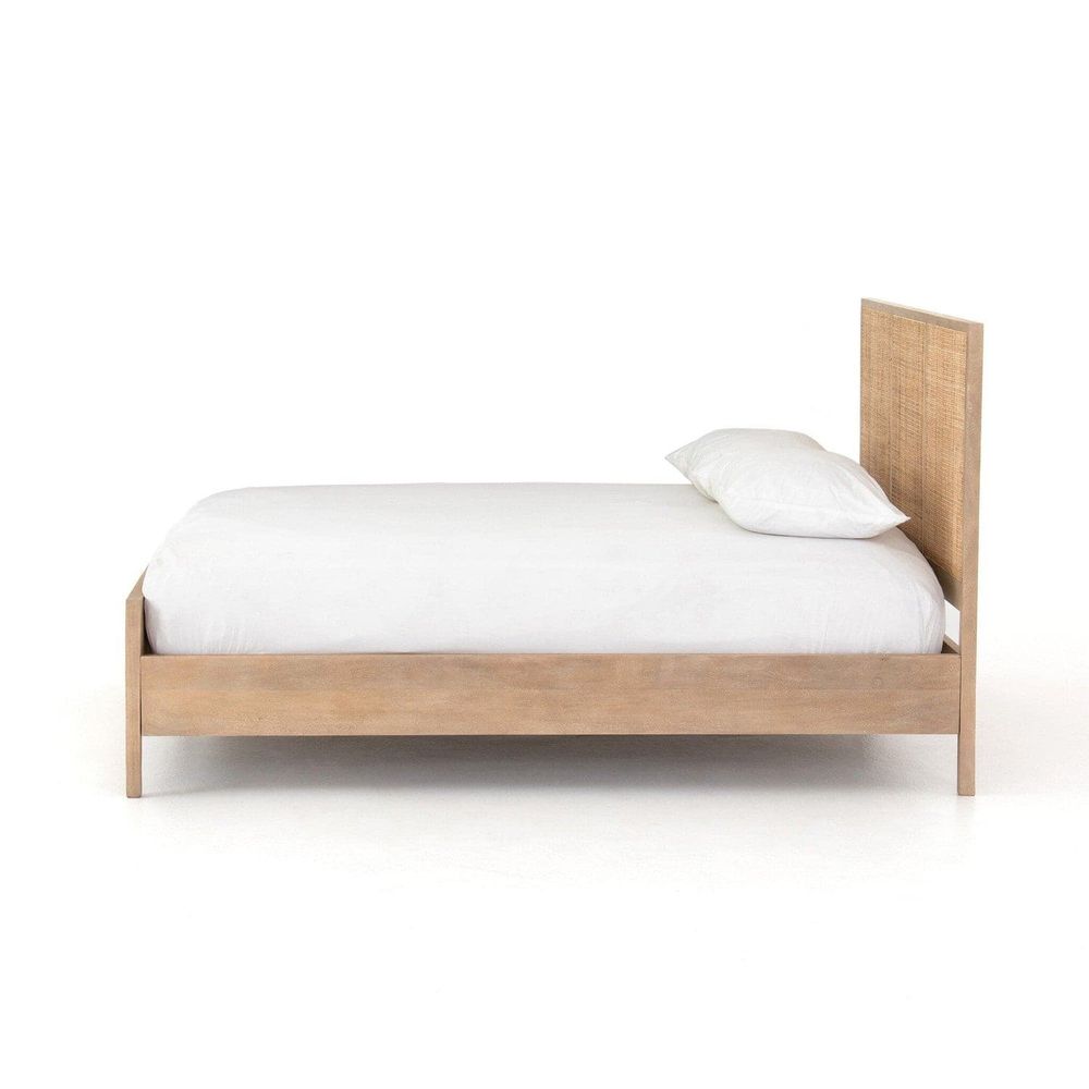 Loraine Bed - Natural Mango - Queen