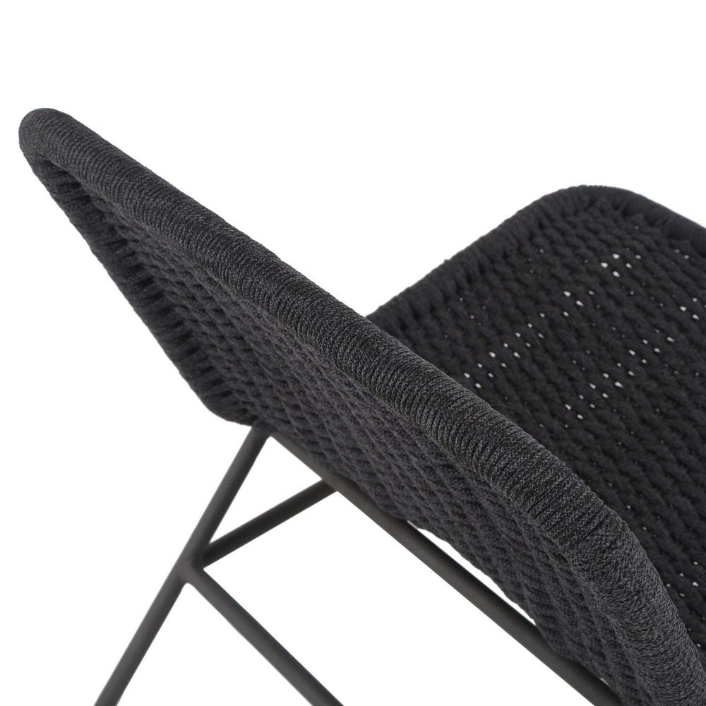 Louvre Outdoor Chair - Dark Grey Rope