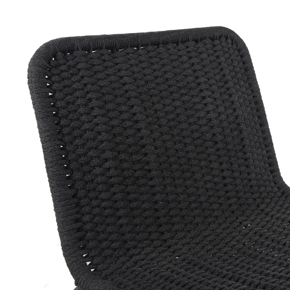 Louvre Outdoor Chair - Dark Grey Rope