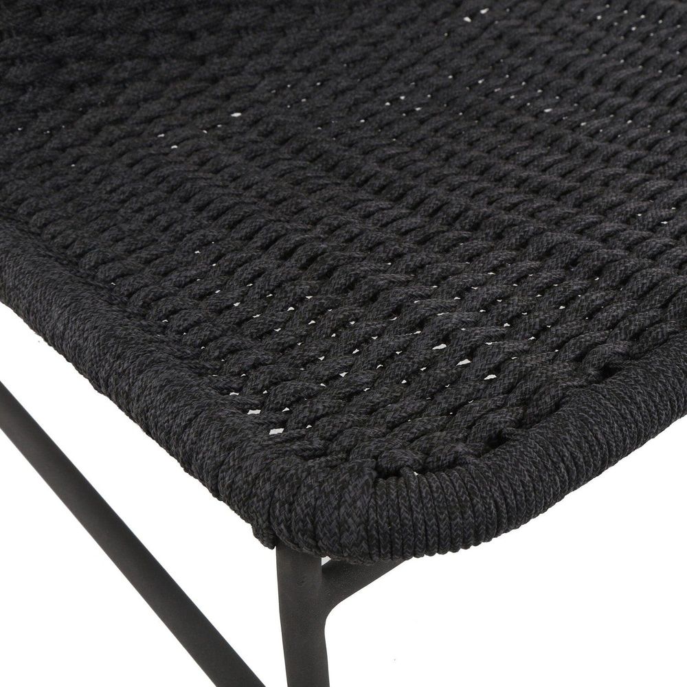 Louvre Outdoor Chair - Dark Grey Rope
