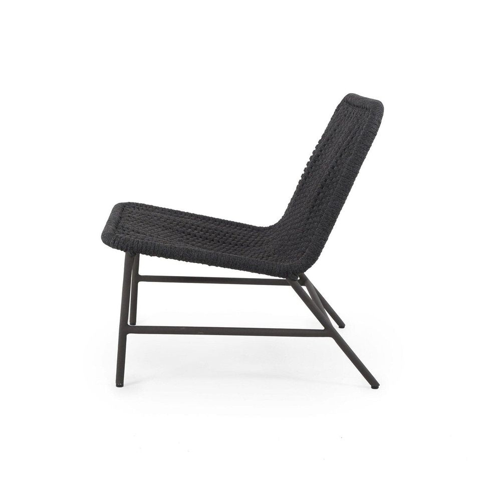 Louvre Outdoor Chair - Dark Grey Rope