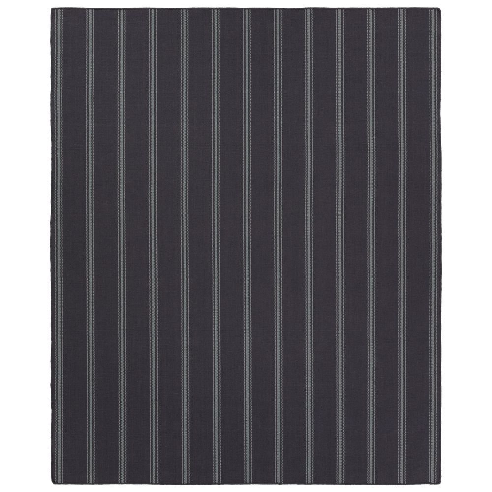 Cadence Butera Memento Handmade Striped Navy/ Light Blue Runner Rug (3'X8')