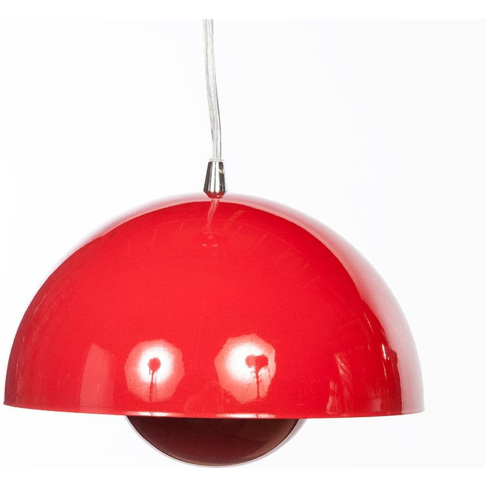 Flowerpot Verner Pendant Lamp - Red-France & Son-LBC003RED-Pendants-2-France and Son