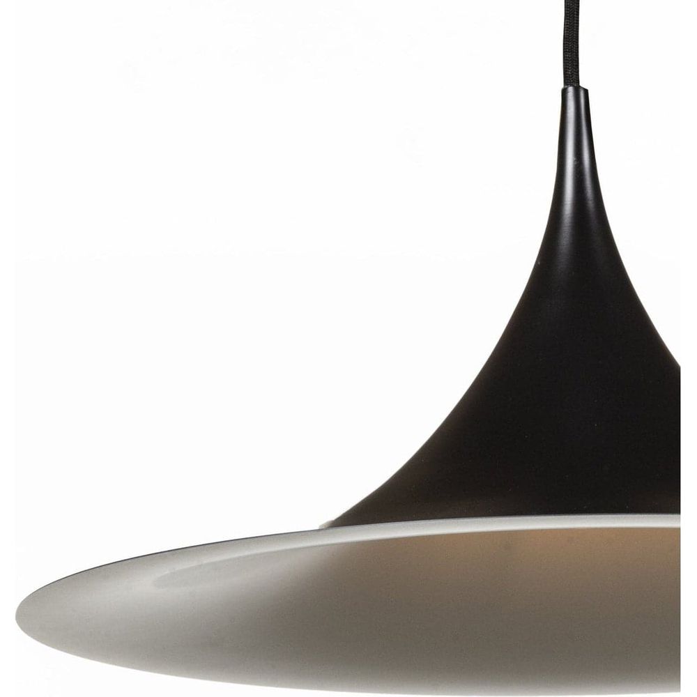 Mid Century Semi Pendant Lamp - Medium-France & Son-LBC018BLK-Pendants-3-France and Son